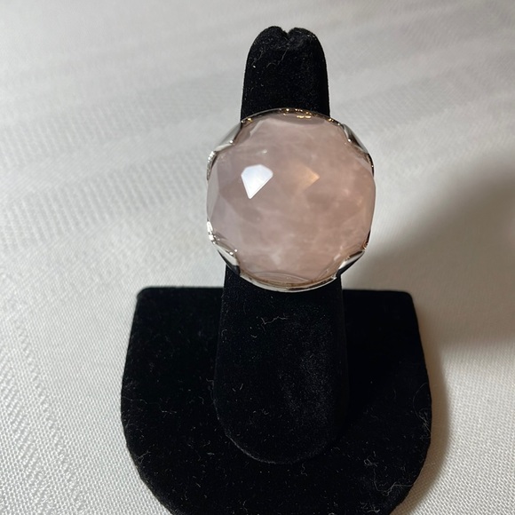 Faceted Rose Quartz Ring - Picture 3 of 10